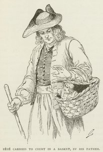 Bebe Carried to Court in a Basket, by His Father by American School